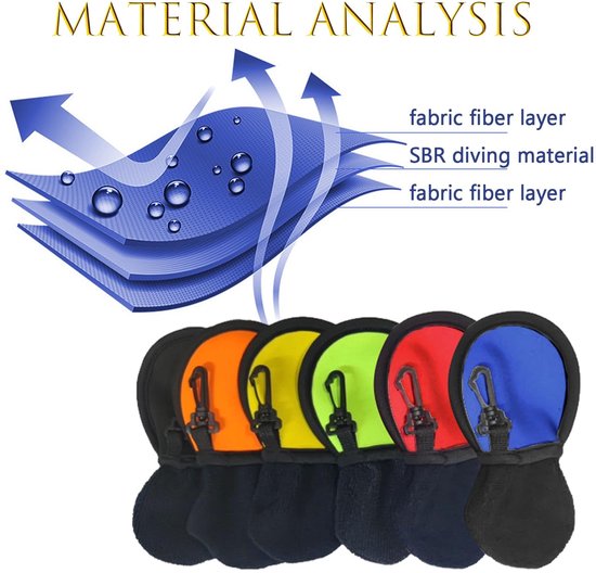 Dailygoody - Golfbal Cleaner Pouch - Waszak voor Golfballen - Waterdichte Tas - Zwart - Ideaal voor Golfliefhebbers - Geschikt voor Golfkarren en Golf... van Merkloos — afbeelding 5