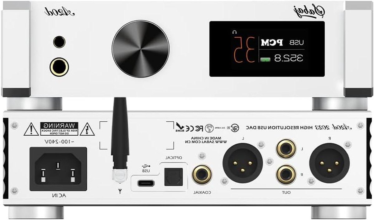 Audio Decoder Hoofdtelefoonversterker - DAC Versterker - Muziek Luisteren - AK4499EX Chip - 1.5 Kilogram - Mat