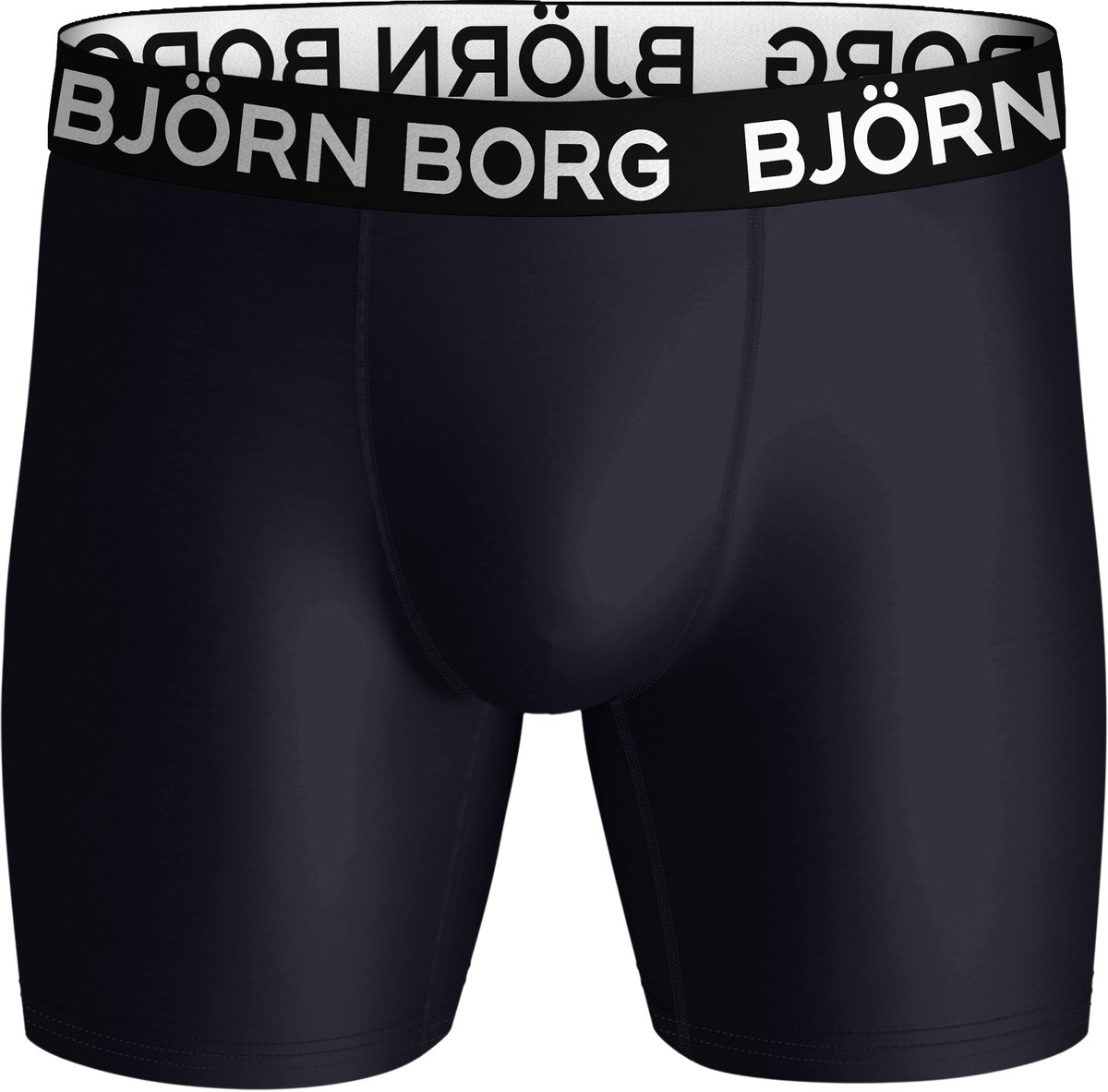 Björn Borg Sports Microfiber boxers - microfiber heren boxers lange pijpen (1-pack) - blauw