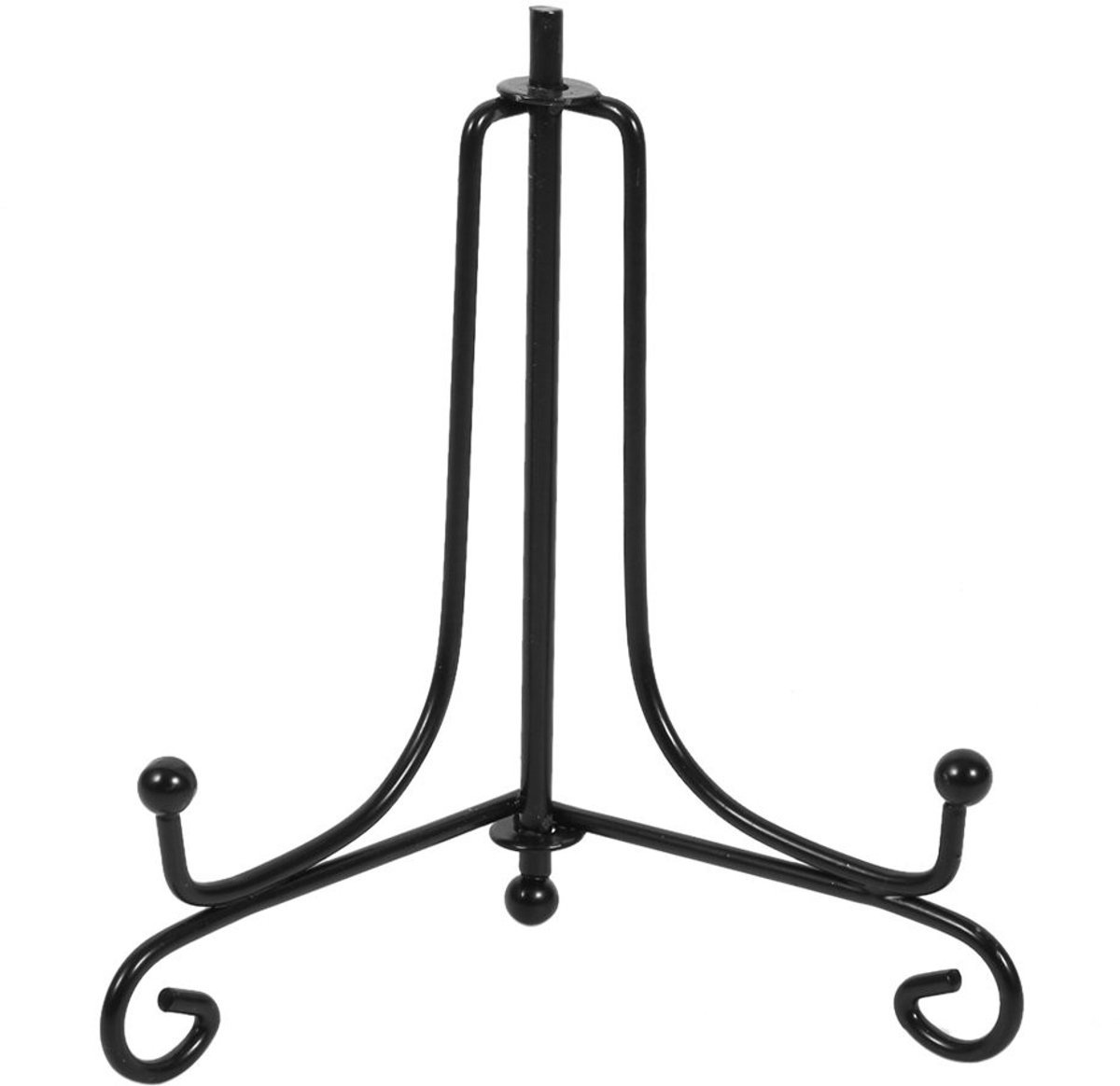 Allecto - Iron Stand - Fotostandaard - Decoratieve presentatie - 10 cm - Geschikt voor foto's, boeken en kunstwerken - Grijs