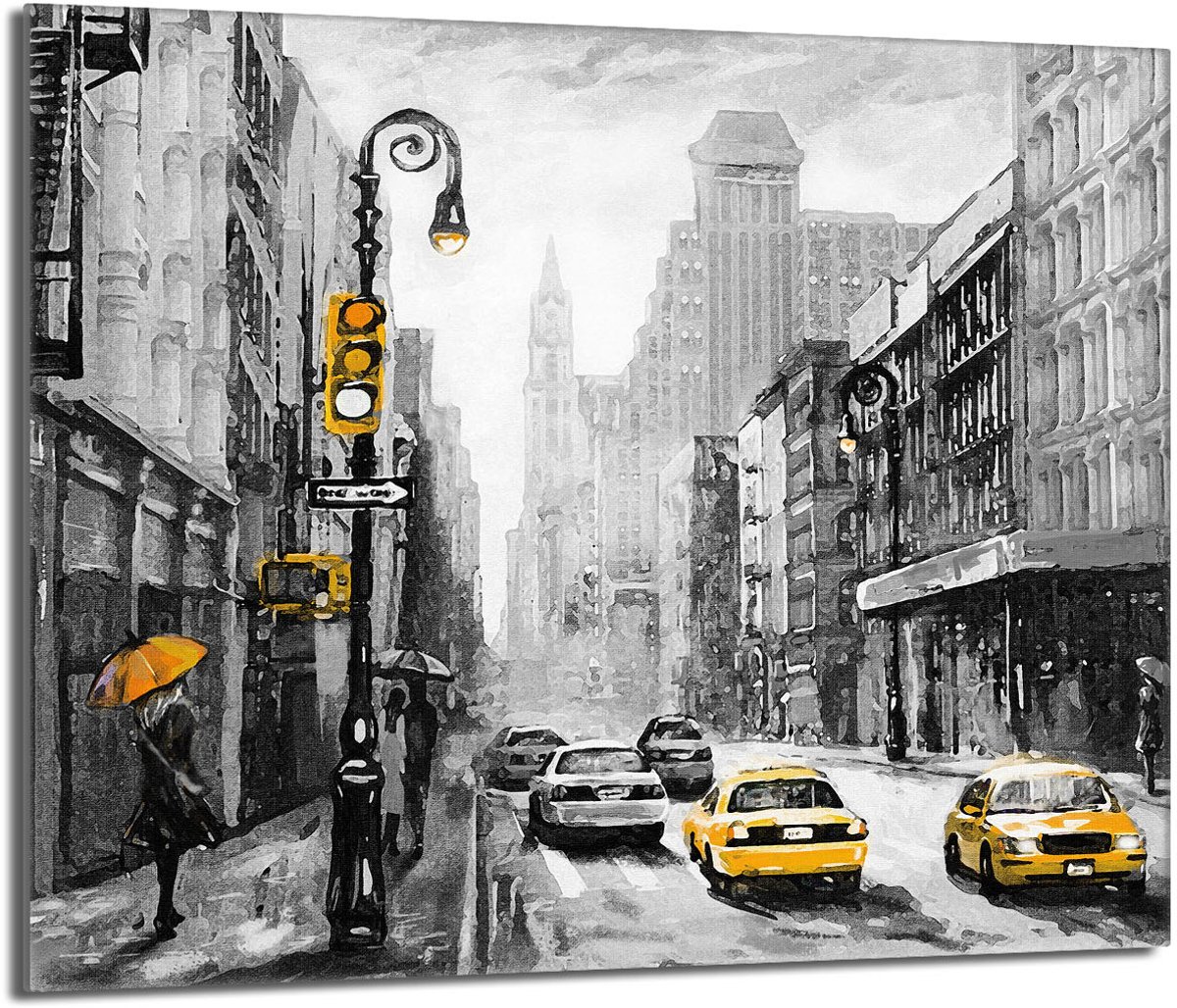 TMK ArtDeko - Stadsbeschermplaat - Glas - 60x52 cm - Veelzijdige Toepassingen