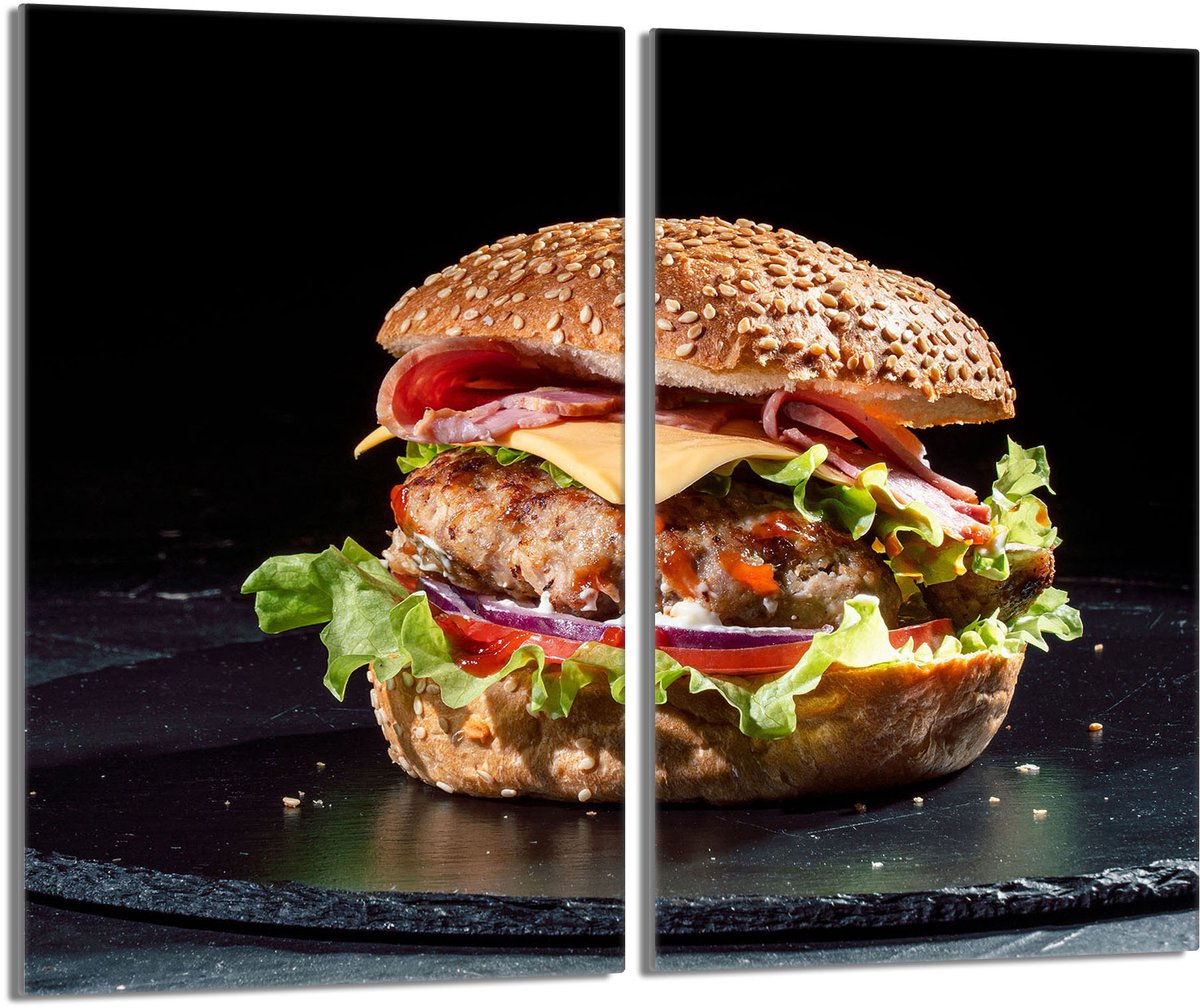 TMK ArtDeko - Snijplank - Glas - 30x52cm - Hamburger Design