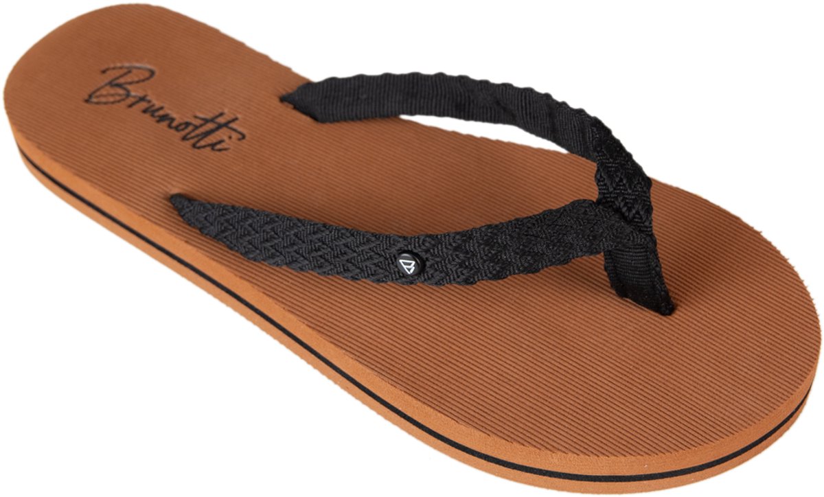 Brunotti Chiara Jacquard Slippers Dames – Teenslippers Zwart