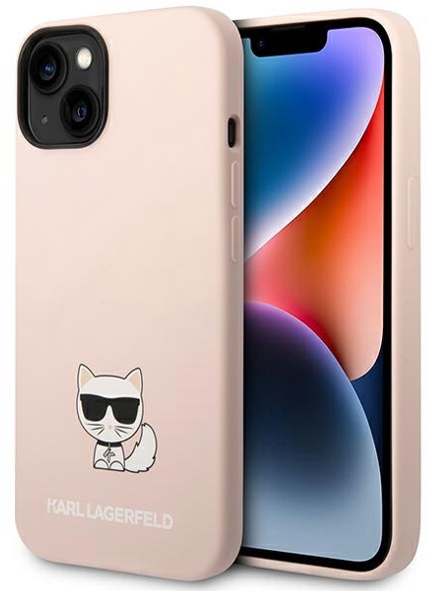Karl Lagerfeld Apple iPhone 14 Plus Hoesje Siliconen Choupette