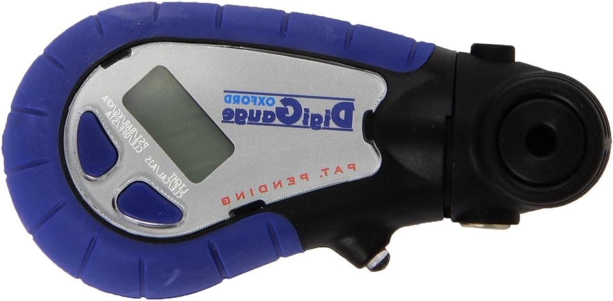 Digitale Bandenspanningmeter - Bandendrukmeter - Banden Controleren - Groot Verlicht Display - Tot 138 Bar - Zwart