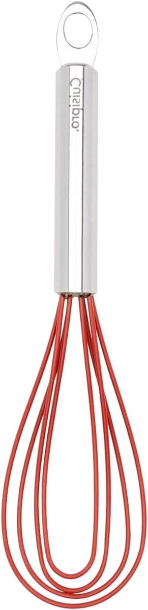 Platte garde - Siliconen garde - Koken en bakken - Hittebestendig en krasvrij - 20 cm - Rood