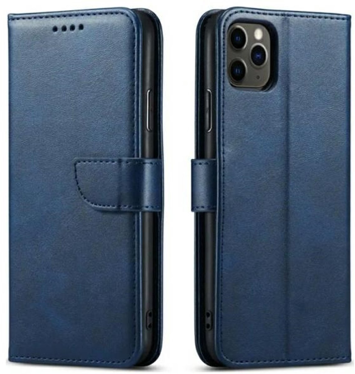 Marv Wallet Case Voor Samsung M55 Cover Bescherming Gesloten Met Standaardfunctie