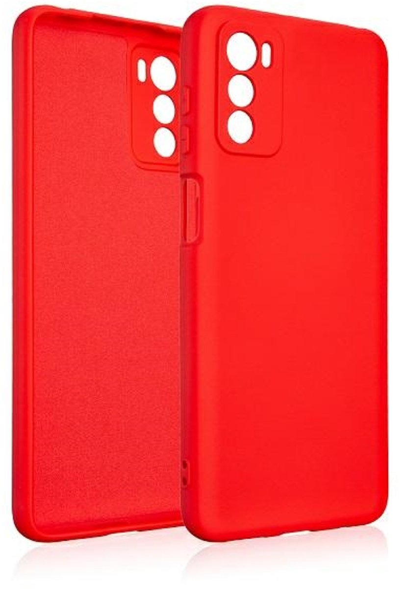 Beline Siliconen hoesje voor Motorola Moto G42 rood/rood