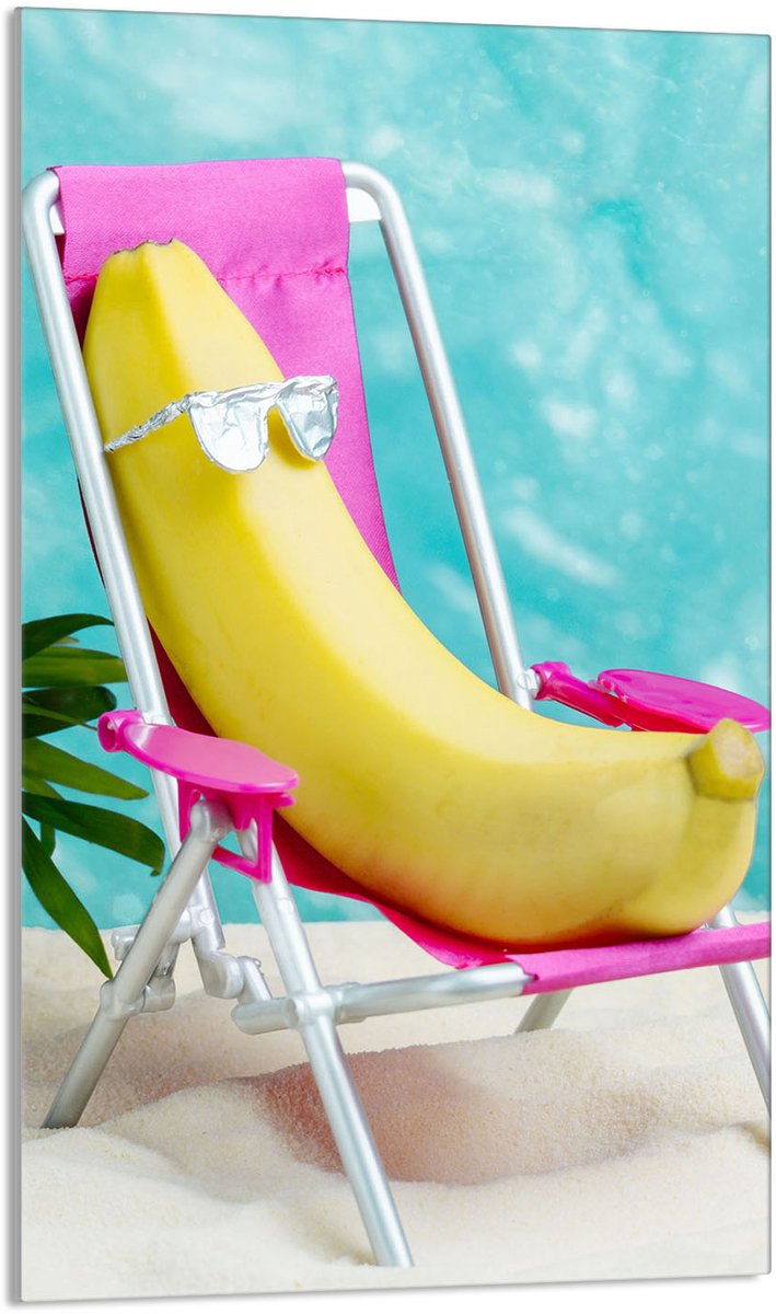 TMK ArtDeko - Snijplank Glas 30x52 cm - Banan - Veilig - Modern