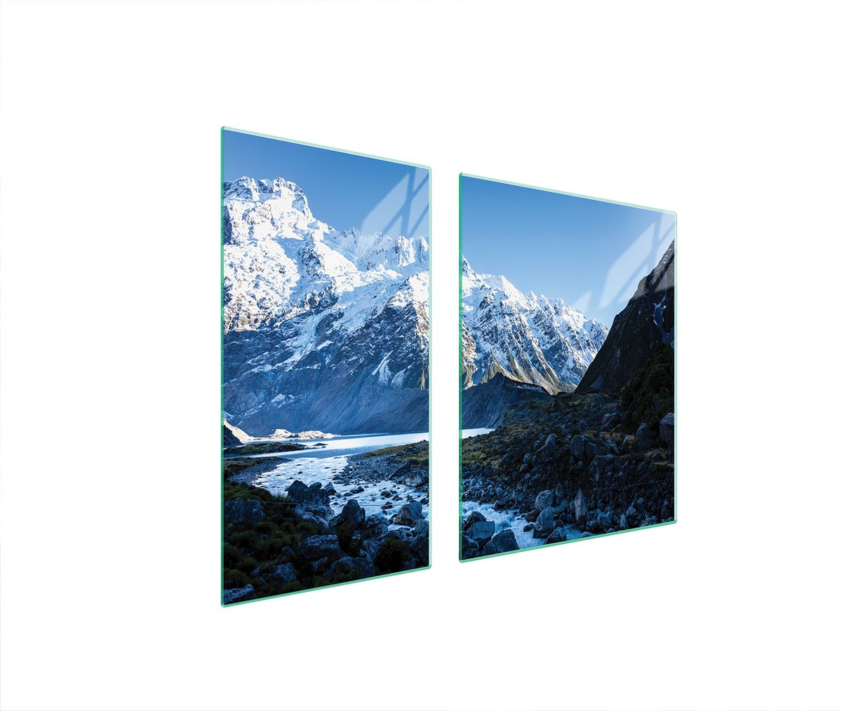 TMK ArtDeko - Snijplank Glas - 90x52 cm - Beschermplaat - Gekleurd