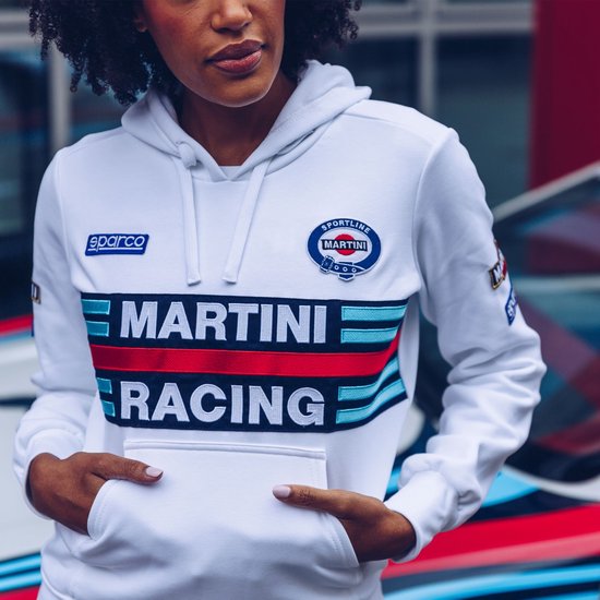Sparco Martini Racing Hoodie Dames - Racing Hoodie - Wit - Maat S — afbeelding 4