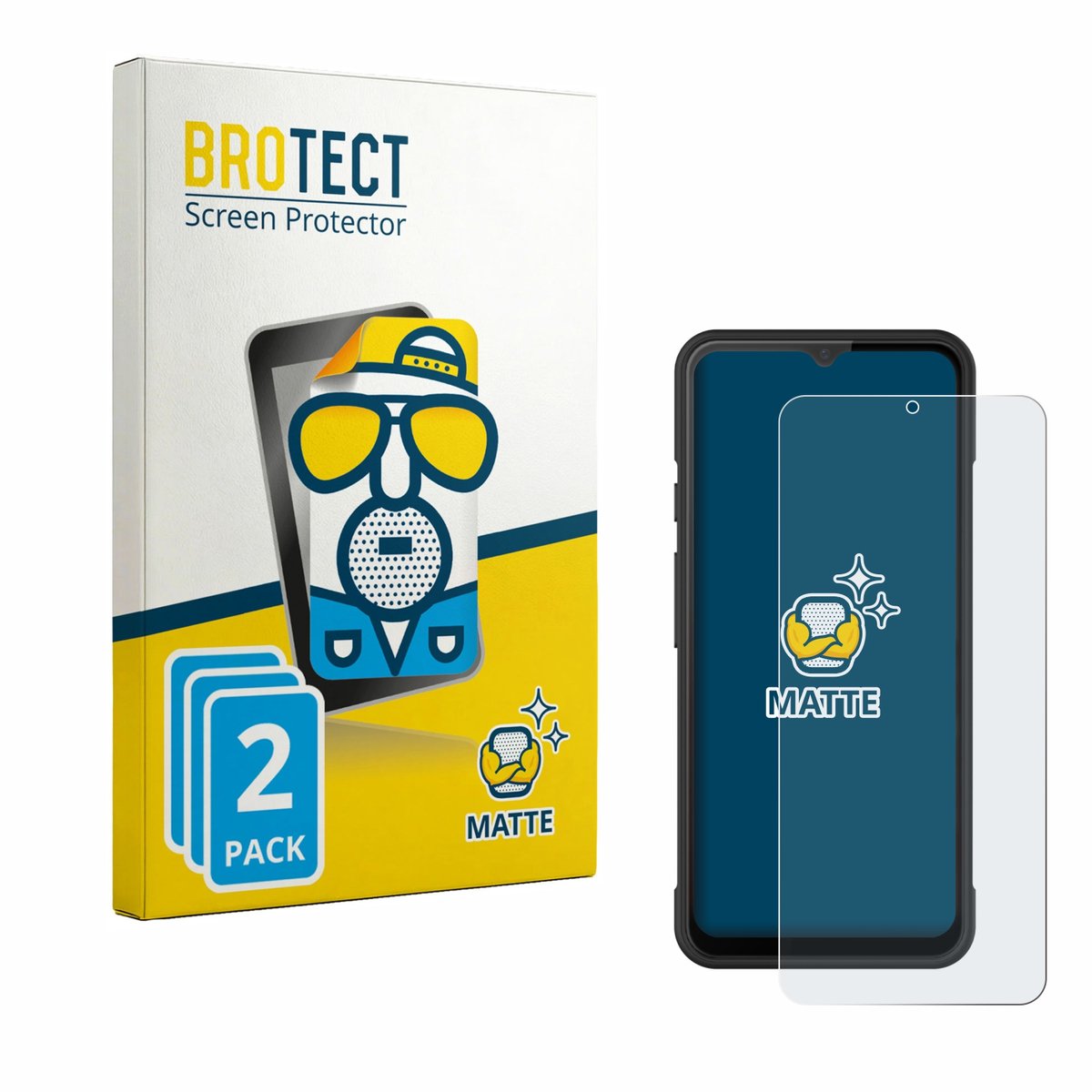 BROTECT - Screenprotector voor iMin Swift 1 Pro - Folie Beschermfolie matte 2 Stuks