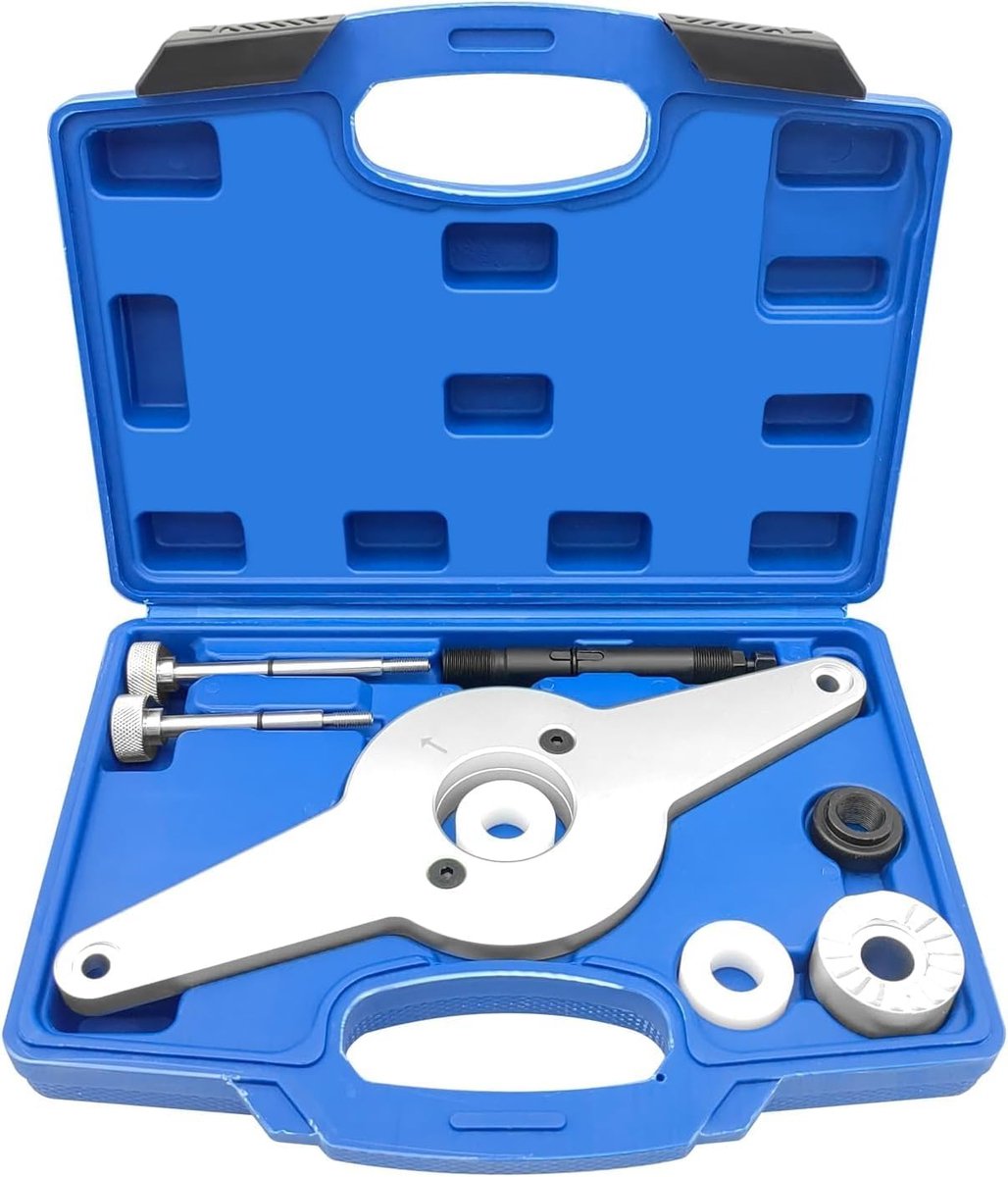 Tool Kit voor Motor Demper Beugel, Geschikt voor Audi VW Skoda 1.8L 2.0L TFSI TSI EA888, OEM T10531, Crankshaft Pulley Verwijdering en Demper Installatie Gereedschap Set