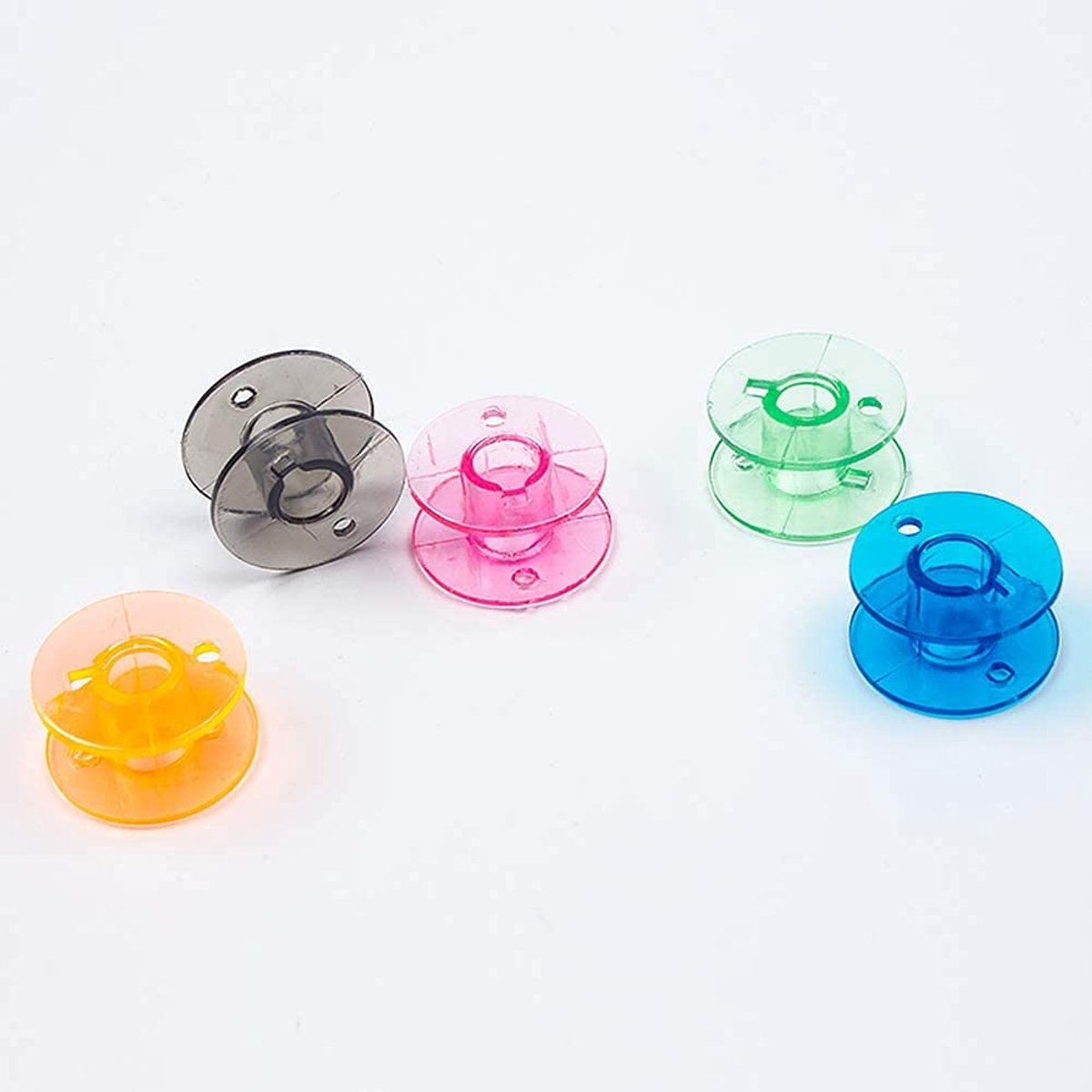 Dailygoody - Naaimachine Klossen - 25 Stuks - Duurzaam Plastic - Transparante Opbergdoos - Naaien - Handig voor Creatieve Projecten