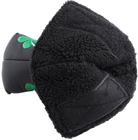 Dailygoods- Putter Cover PU - Golf Headcover - Blade Cover - Zwart - Lichtgewicht - 17,5 cm x 15 cm - Golfclubhoes van Dailygoods — afbeelding 3