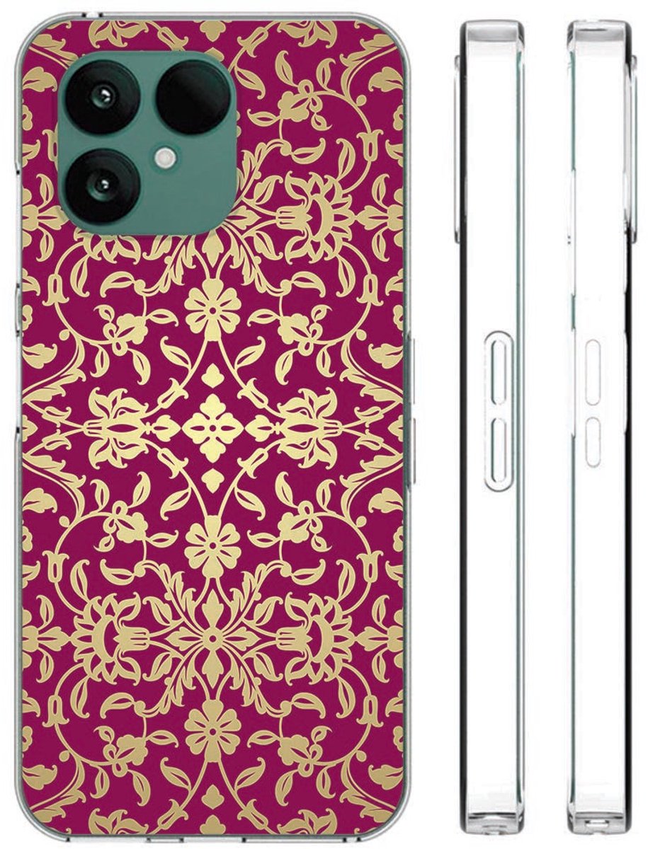 Hoesje Fairphone 6 Barok Pink – Softcase TPU Back Cover