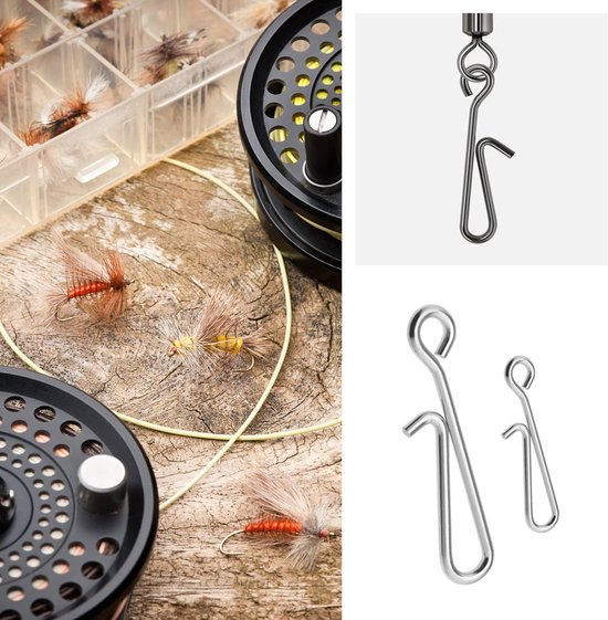 Dailygoods- Haak 100 Stuks - Zeevissen Snap - Roestvrij Staal - 13,5 mm/22 mm - Corrosiebestendig - Duurzaam en Slijtvast - Snapconnector van Dailygoods — afbeelding 4