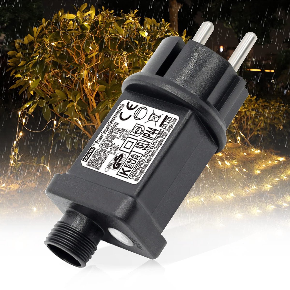 Dailygoody - LED-voedingsadapter - 31 V met geheugenfunctie - IP44-stekker - 6 W reserveadapter - Laagspanning - Geschikt voor kerstlicht - Compa