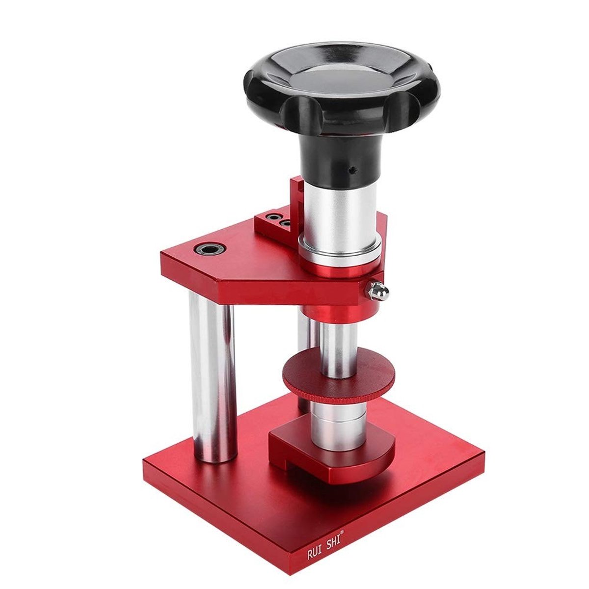 Dailygoody - Horlogegereedschap - Horlogepers - Ideaal voor horloge-reparatie - Compact formaat - Geschikt voor schroeftype horloges - Inclusief 20 ma