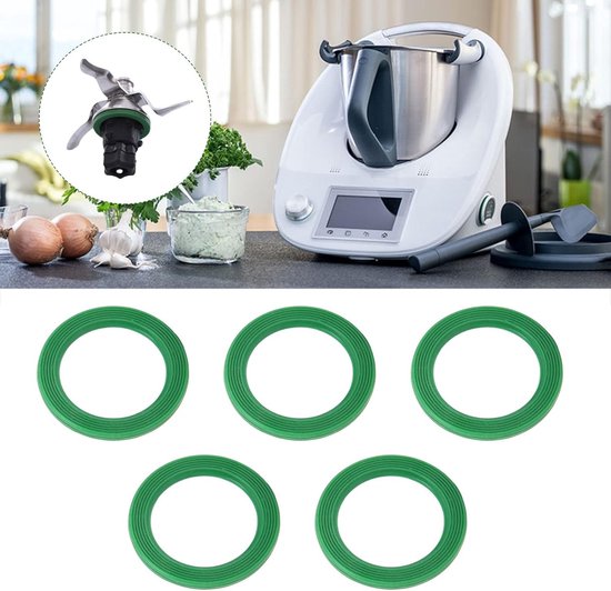 Vervangende O-Ringen voor Blender - 5 Stuks Sealing Rings voor Optimale Prestaties en Duurzaamheid van Merkloos — afbeelding 2