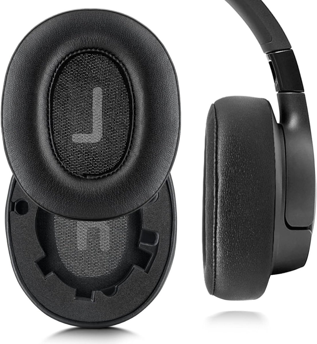 Vervangende Oorkussens voor Draadloze Hoofdtelefoons - Comfortabele Oorkussens voor JBL TUNE 700BT, 750BTNC en Meer (Zwart)