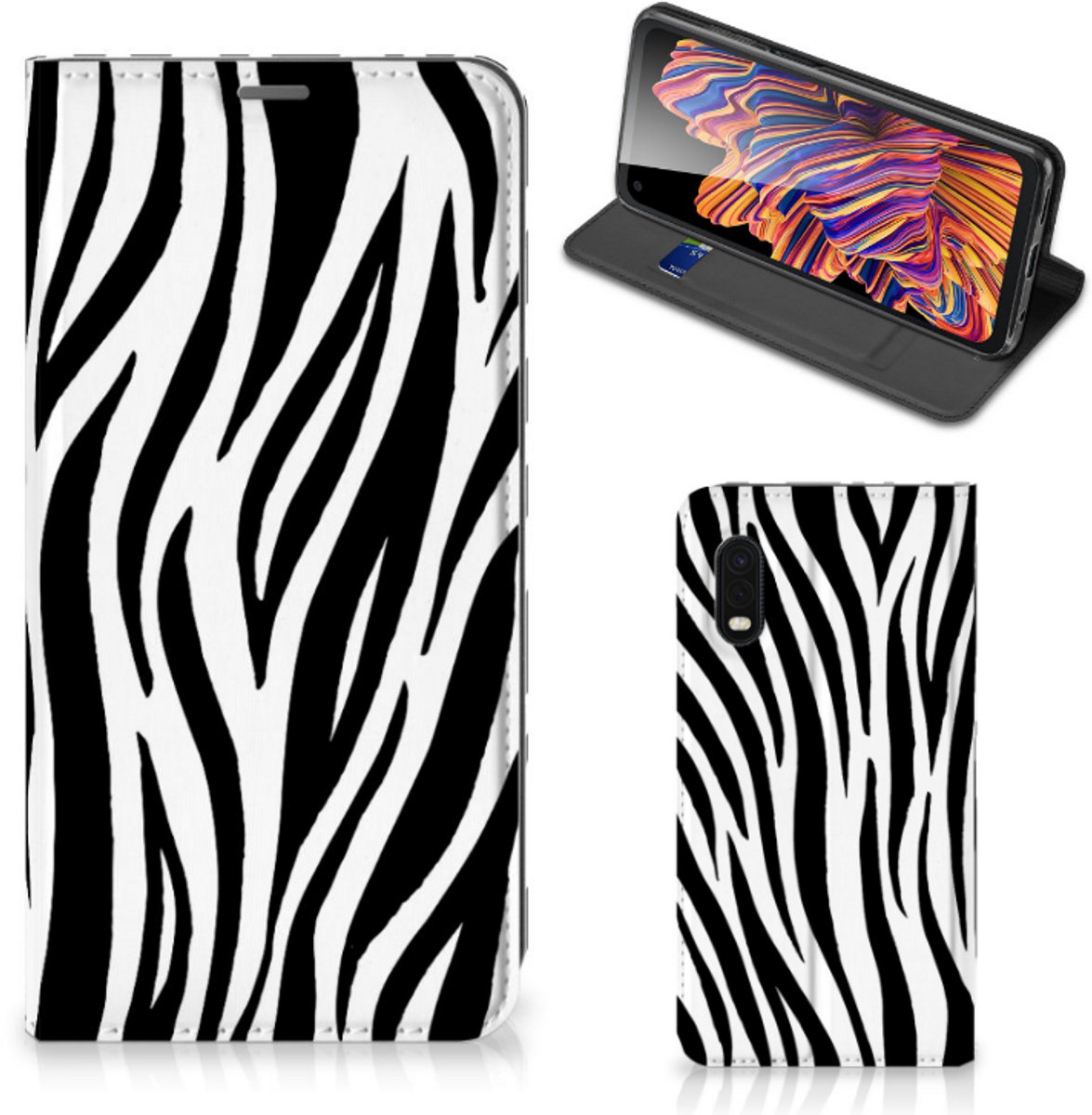 Samsung Xcover Pro Hoesje maken Zebra
