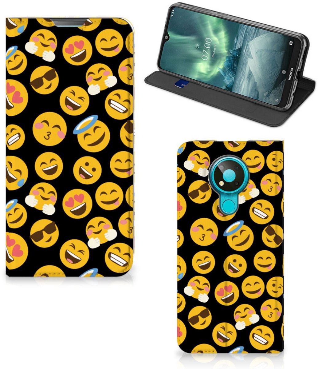 Nokia 3.4 Hoesje met Magneet Emoji