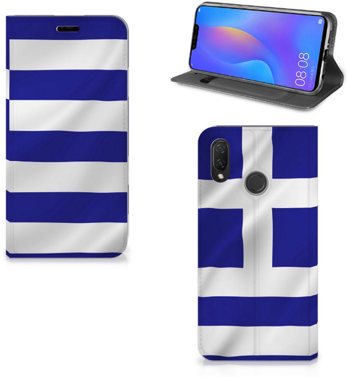 Huawei P Smart Plus Standcase Griekenland
