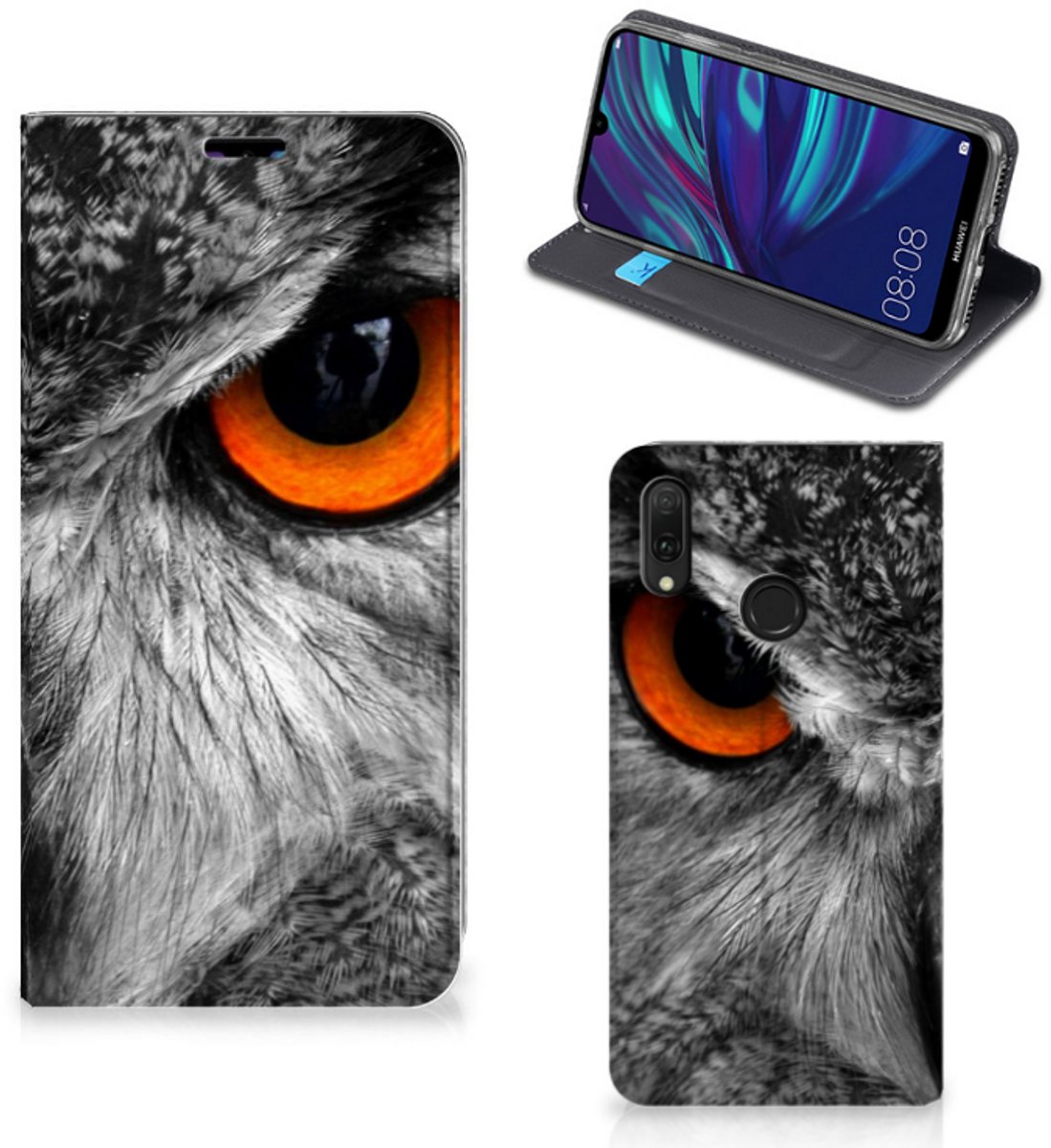 Huawei Y7 hoesje Y7 Pro (2019) Hoesje maken Uil