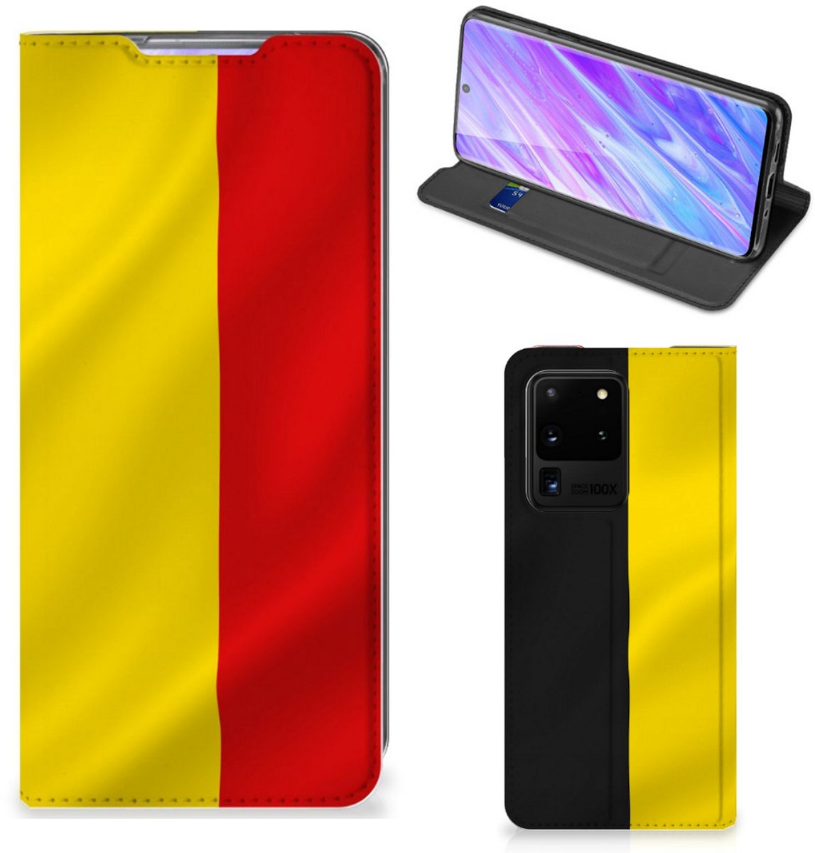 Samsung Galaxy S20 Ultra Standcase Belgische Vlag