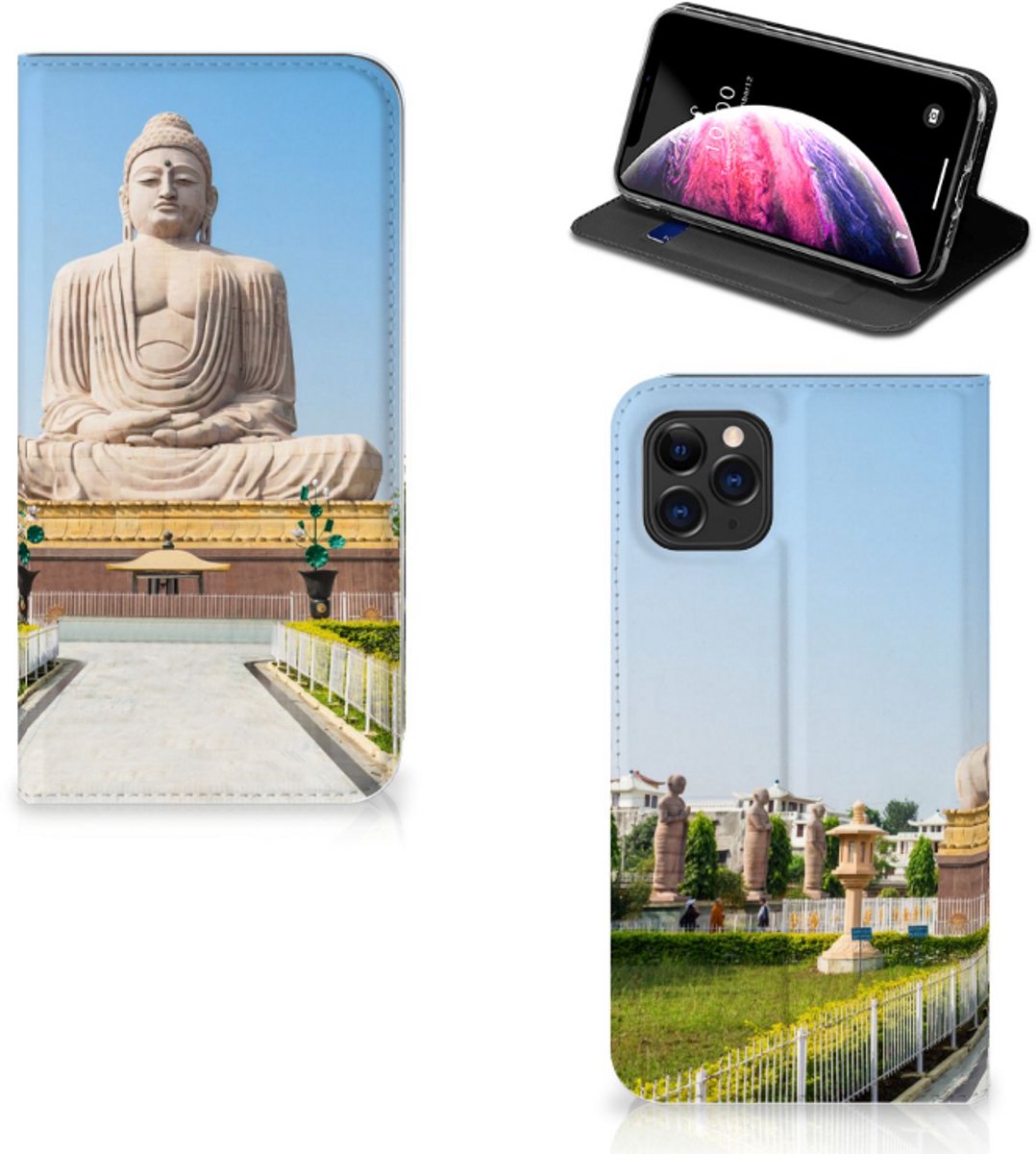 Apple iPhone 11 Pro Max Book Cover Boeddha