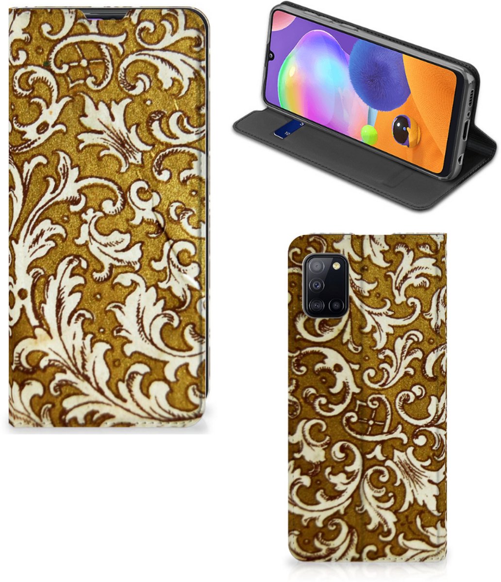 Telefoon Hoesje Samsung Galaxy A31 Barok Goud