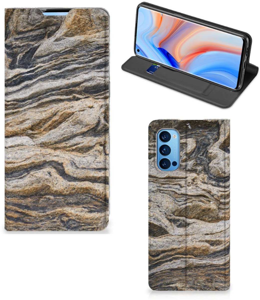 OPPO Reno4 Pro 5G Standcase Steen