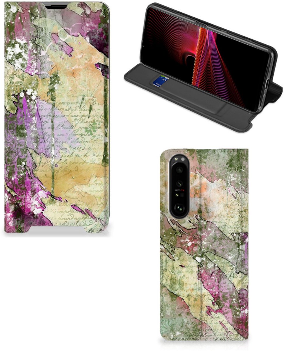 Bookcase Sony Xperia 1 III Letter Painting