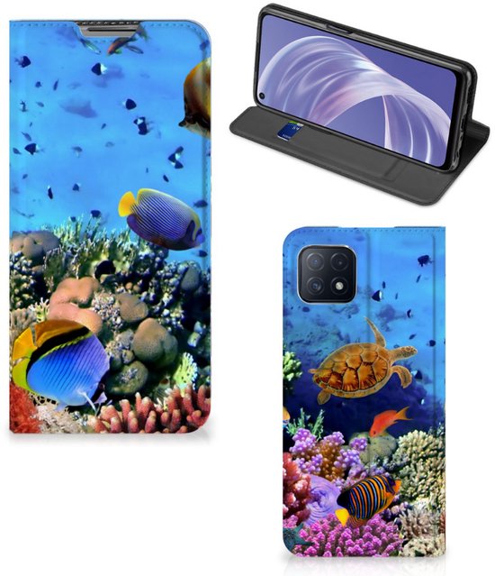 Etui GSM OPPO A73 5G Etui pour téléphone Portefeuille Pêche