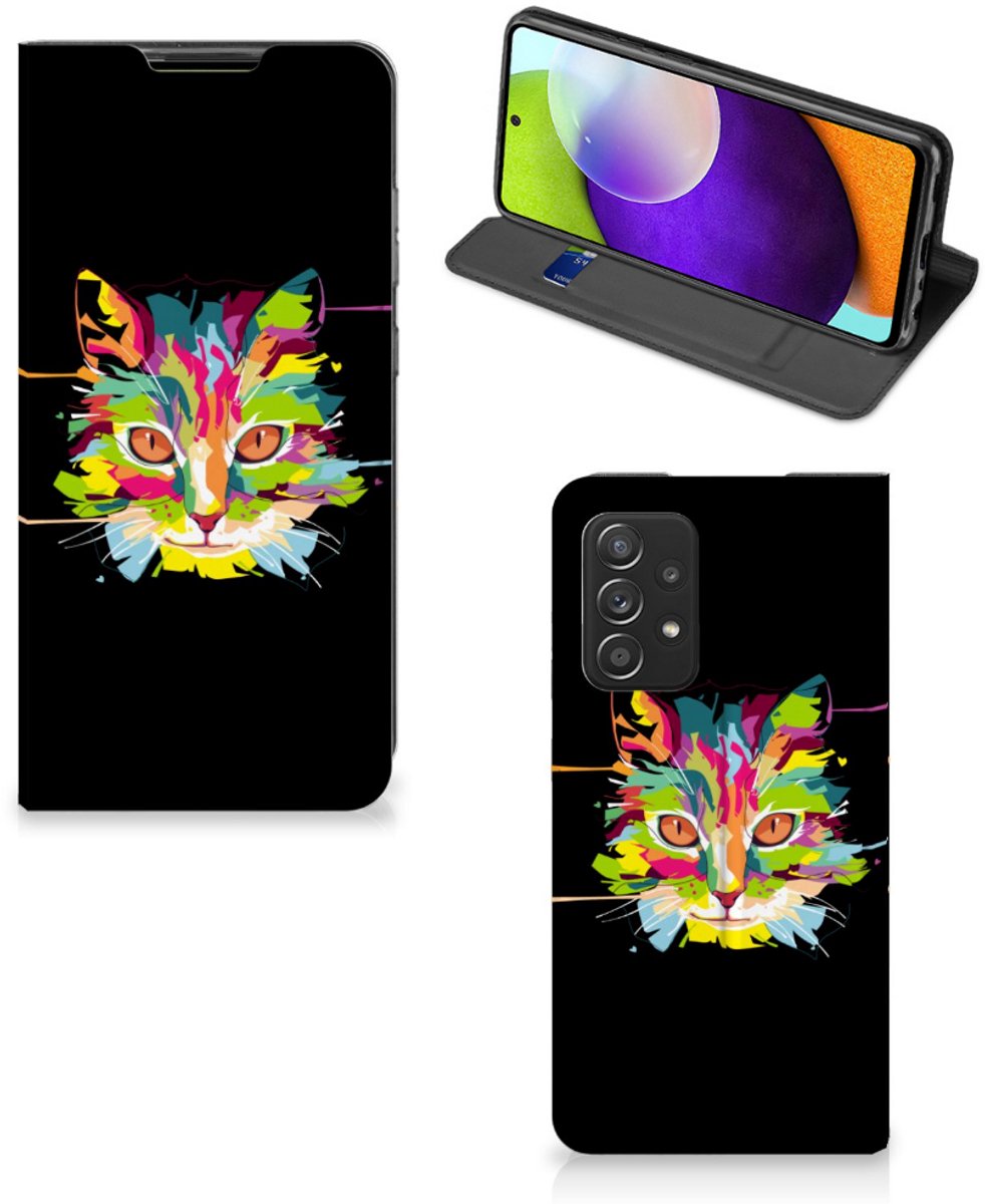 Samsung Galaxy A52 Magnet Case Cat Color