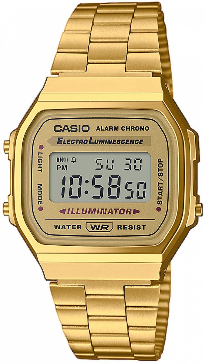 Casio Vintage Iconic A168WG-9EF Horloge 36,3 mm - Goudkleurig