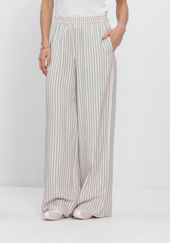 Janna | Zomerse Dames Broek met Hoge Taille en Wijde Pijpen - Labels of