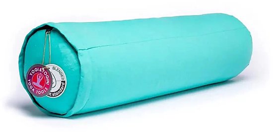 Yogi & Yogini - Yoga Bolster - Biologisch - Biokatoen - Turquoise van Yogi & Yogini — afbeelding 2