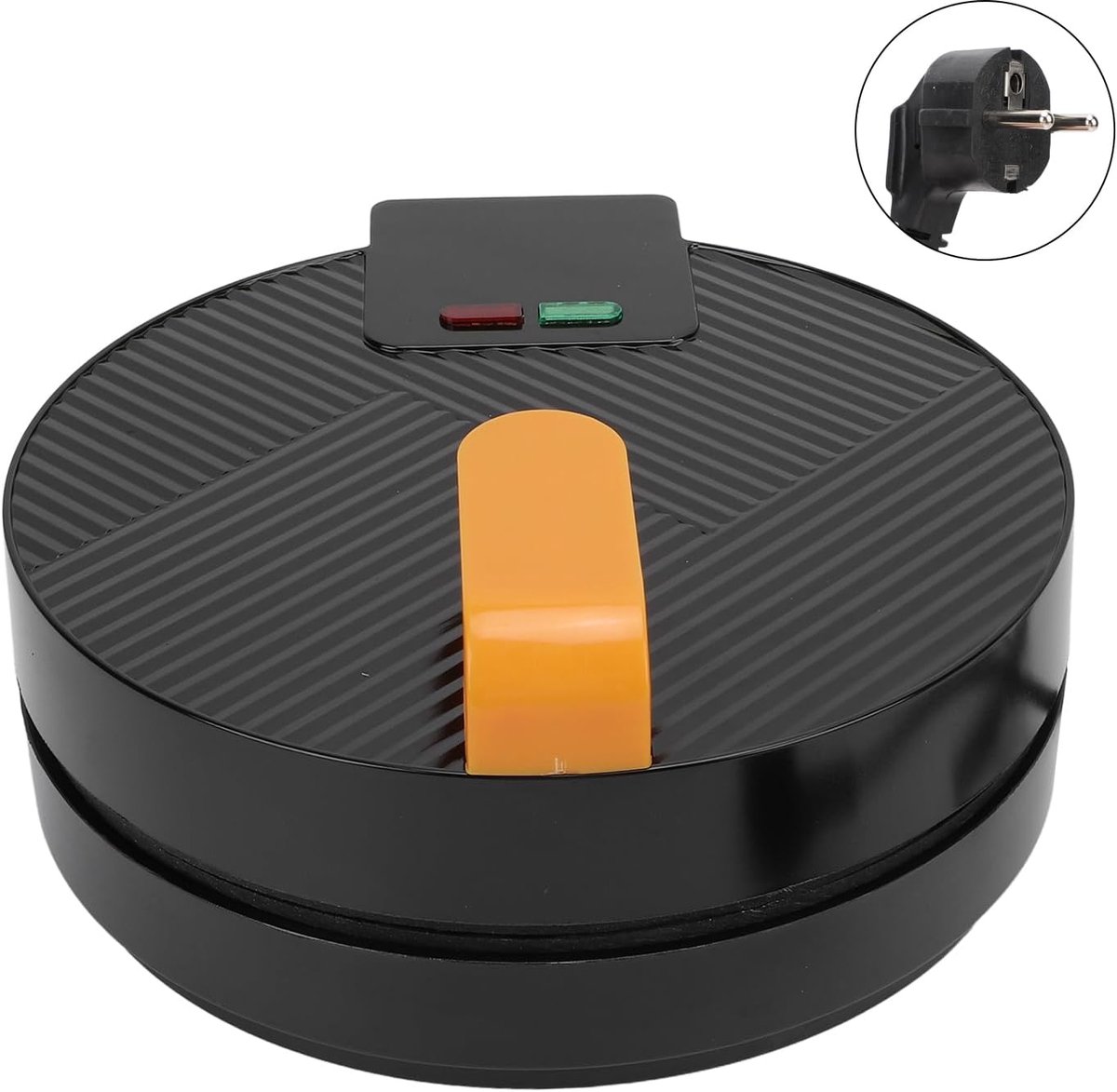 Dubbelzijdig Wafelijzer - Mini Wafelmaker - Thuis Bakken - Gelijkmatige Verwarming - 1400 W - Zwart — cadeau in Kookcadeaus - foto 3