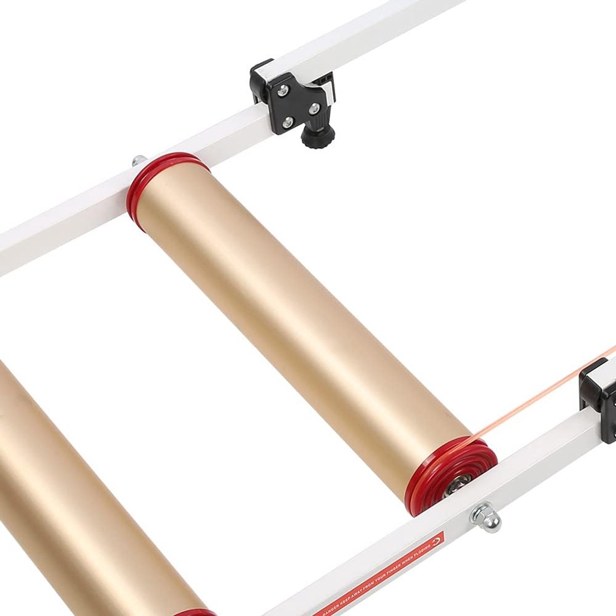 Fiets Roller - Fietstrainer Platform - Binnen Fietsen - Stille Rit PP Rol - 130 cm - Goud