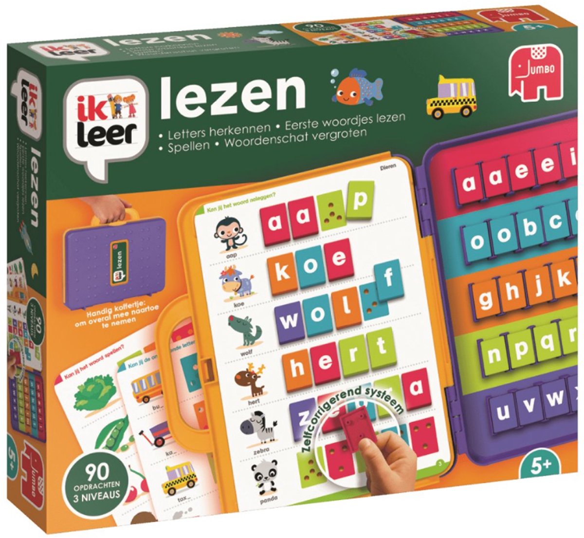 Jumbo - Ik Leer - Lezen - Educatief Spel - Vanaf 5 jaar - Koffer voor onderweg — afbeelding 7