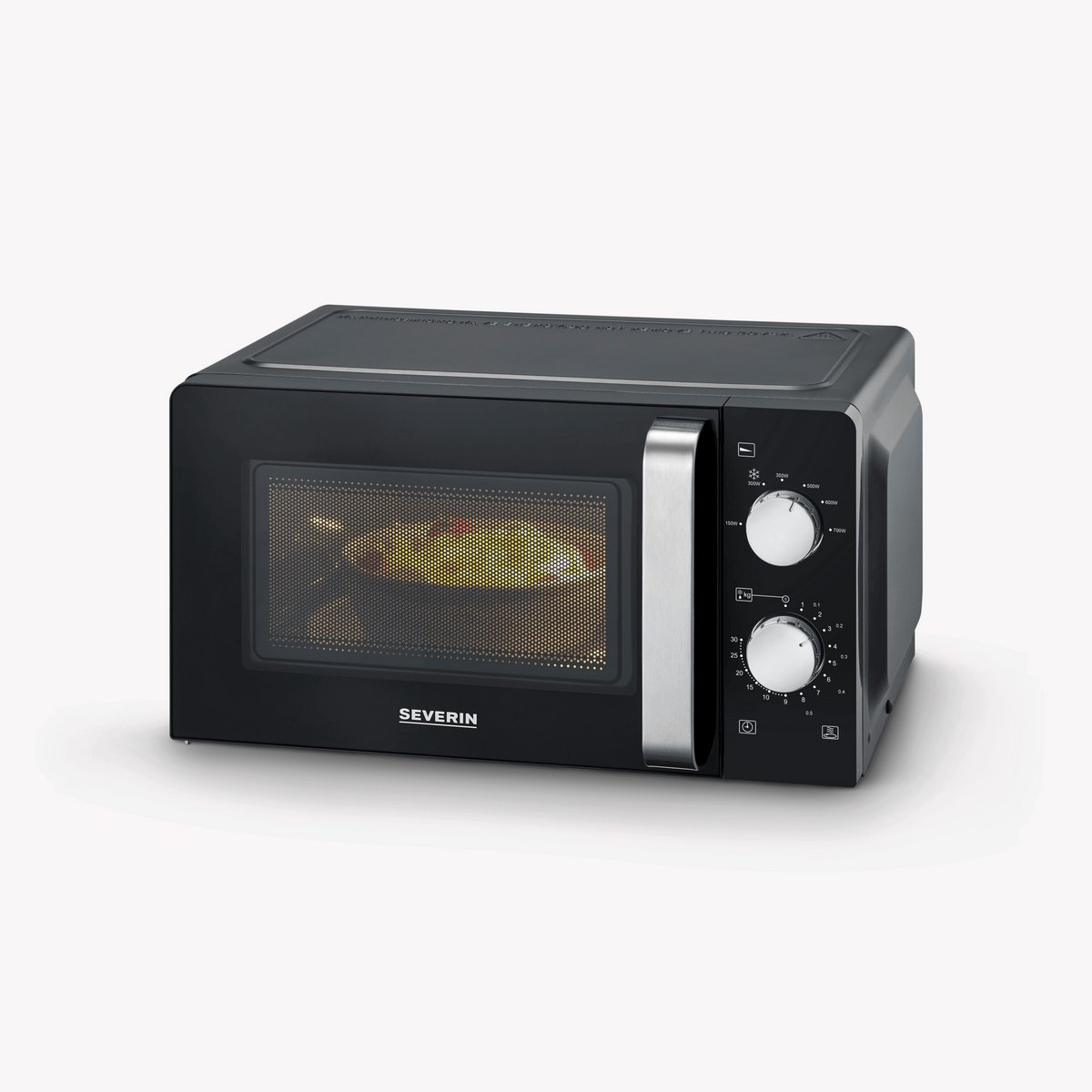 Severin MW 7886 - Solo magnetron - 17 Liter – 6 Vermogensstanden – Compact - Zwart