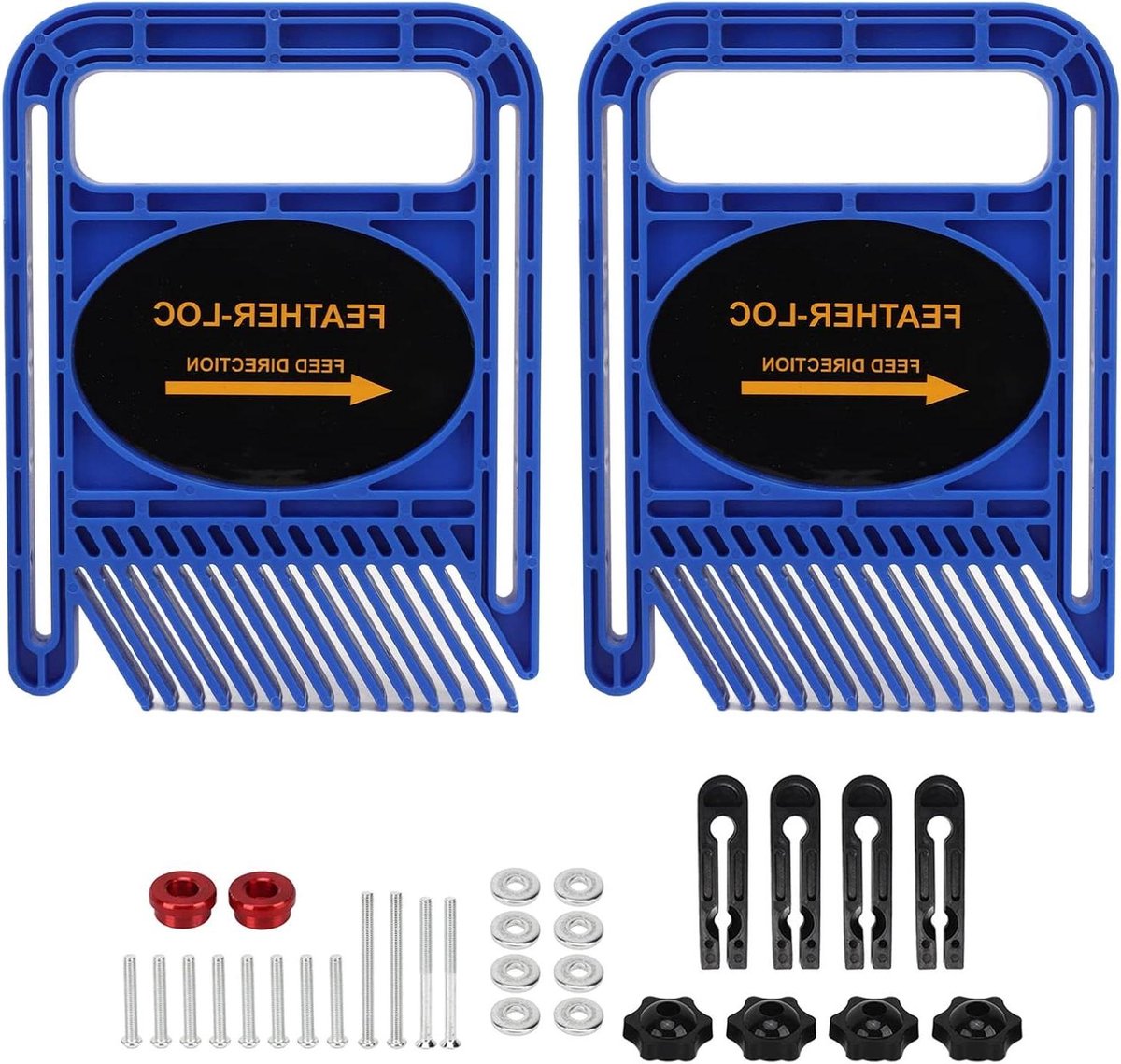 Verenplank Sets - Houtbewerking Hek - Nauwkeurig Zagen - Breed Verstelbereik - 2 Sets - Blauw