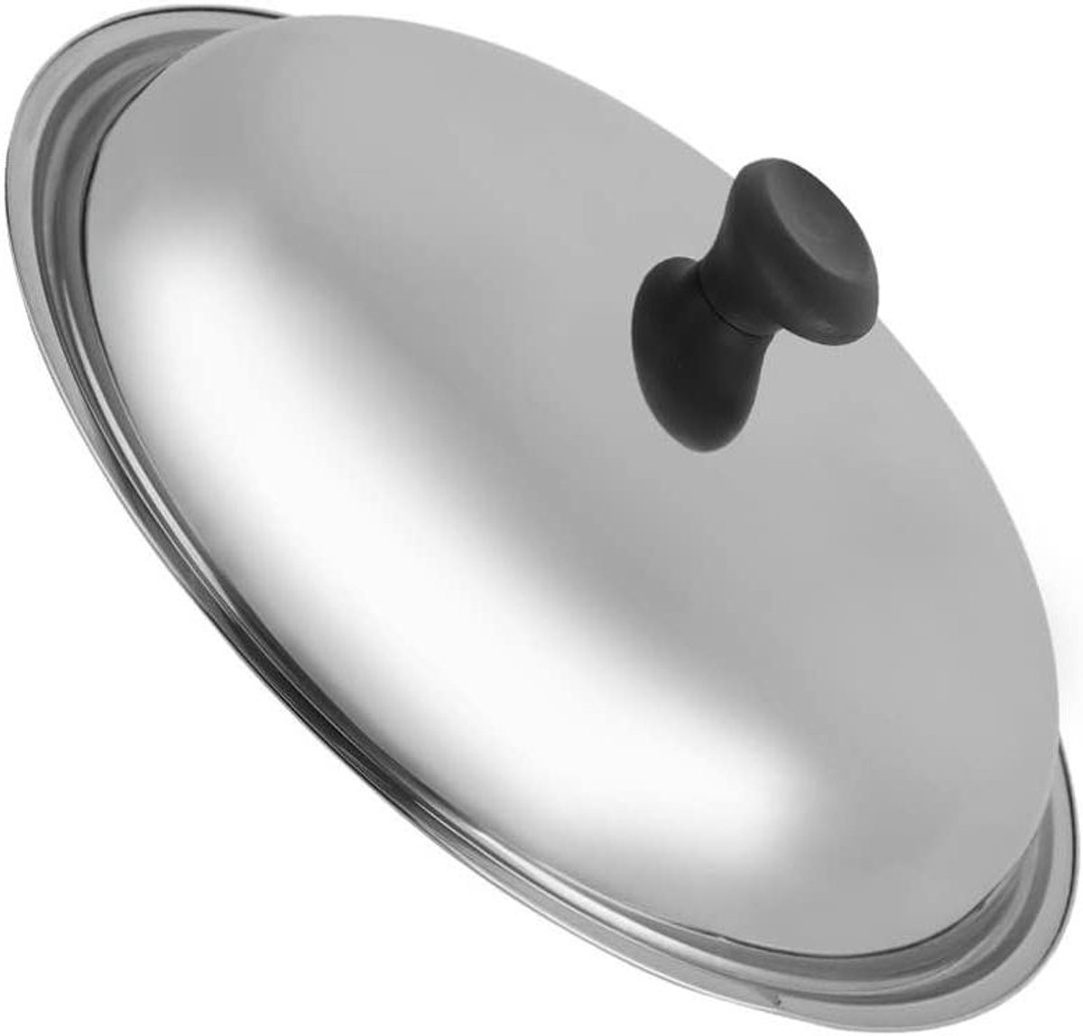 Universeel Deksel - Pan Deksel - Koken Thuis - Spatbescherming - 28 cm - Zilver