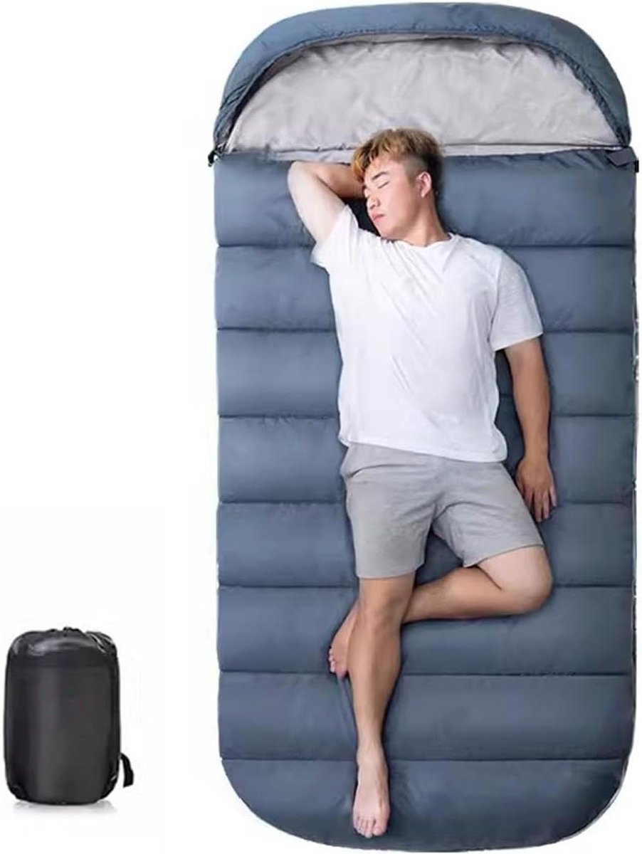 Campingslaapzak - Reis slaapzak - Buitenactiviteiten - Waterdicht en ademend - 100 x 230 cm - One Color