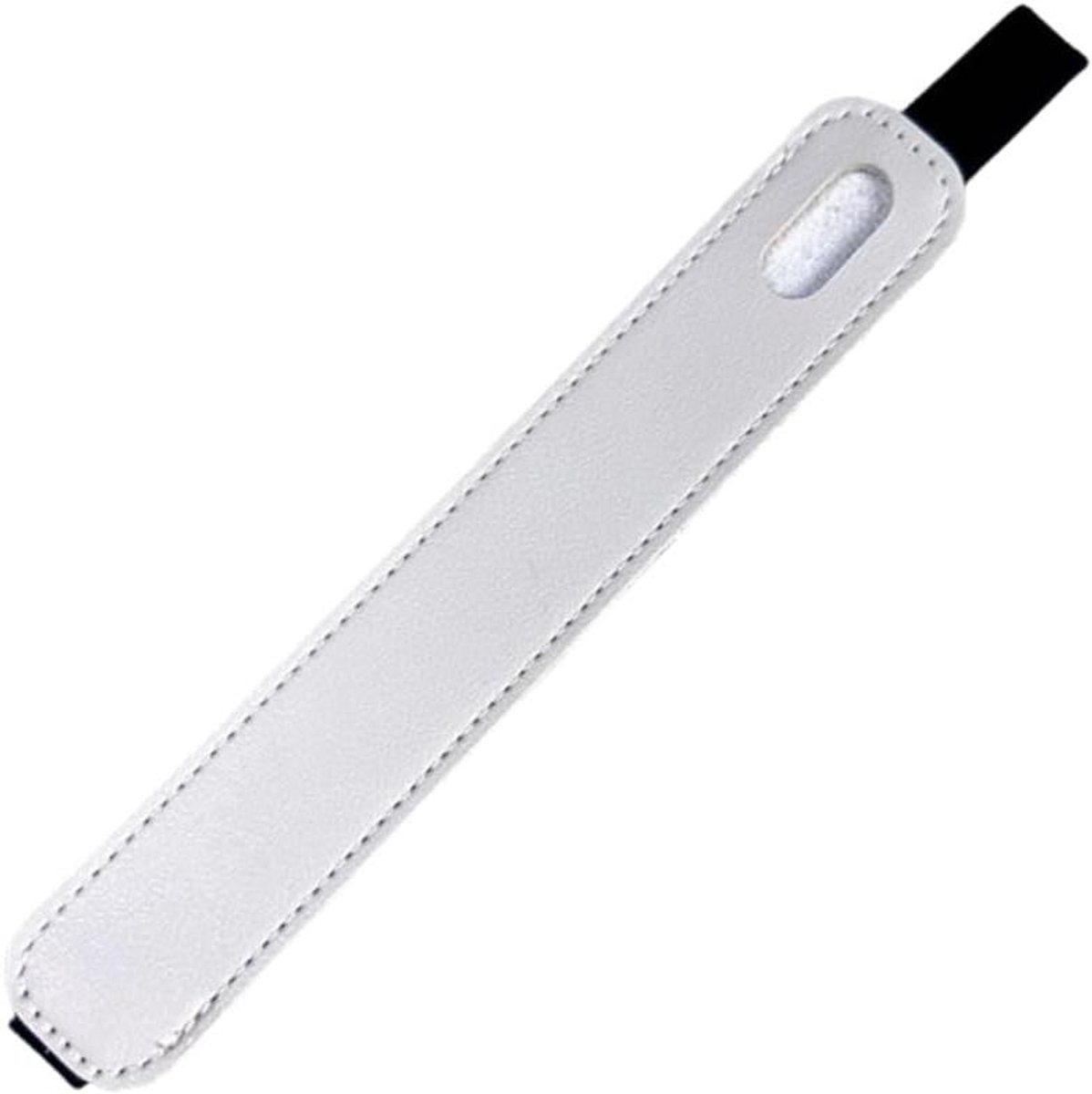 Pennenetui Penhouder - Elastische Band - Pen Beschermen - Hoogwaardig PU-leer - 23x3cm - Melkachtig