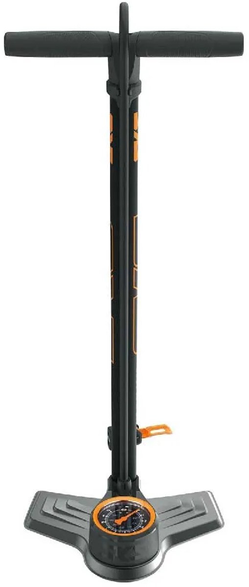 SKS AIRKOMPRESSOR 10.0 Vloerpomp Zwart Oranje (Multivalve)-one size van SKS — afbeelding 4
