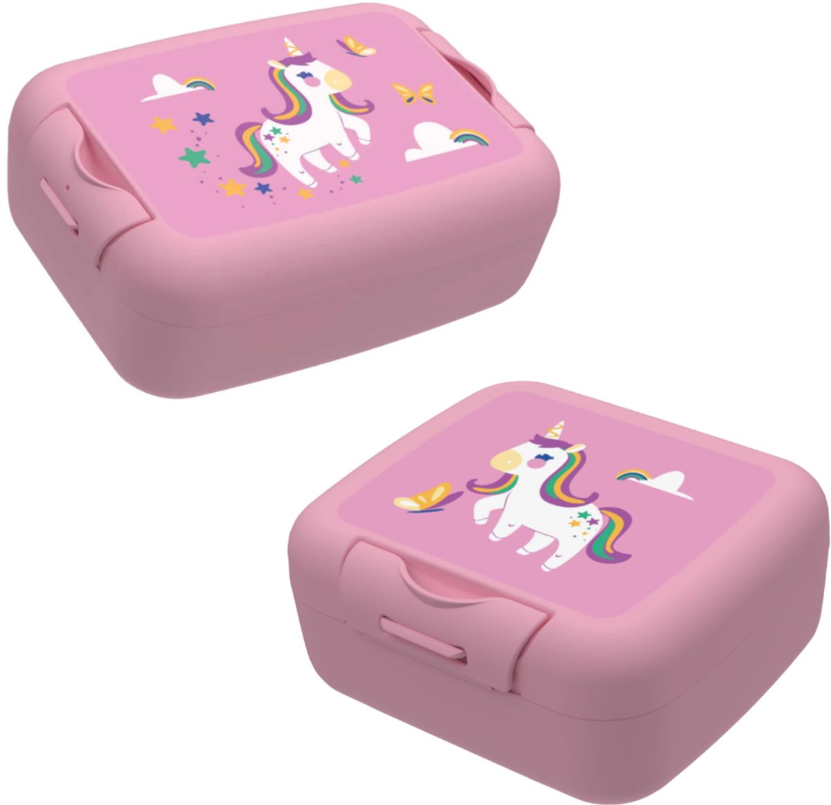 Bundel Cosy & Trendy Back to school set - Snackdoos/Brooddoos - Unicorn