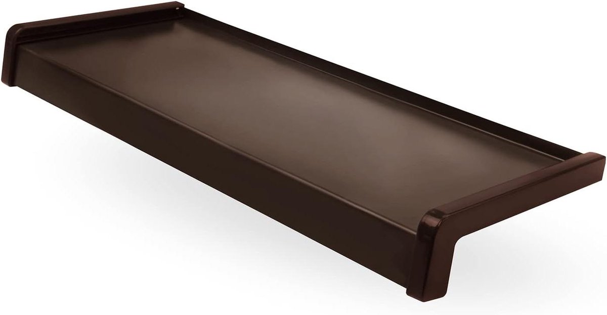Raambank Aluminium - Vensterbank Buiten - Gevel Beschermen - Weerbestendig Materiaal - 80 cm - Brons